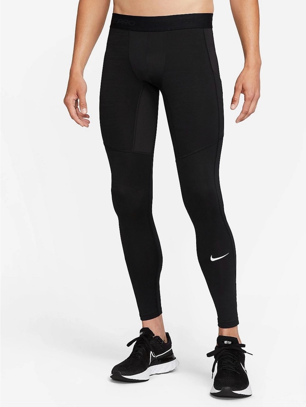 Nike Pro Warm Men’s Training Tights S Black Dri-FIT Compression DH4802-010